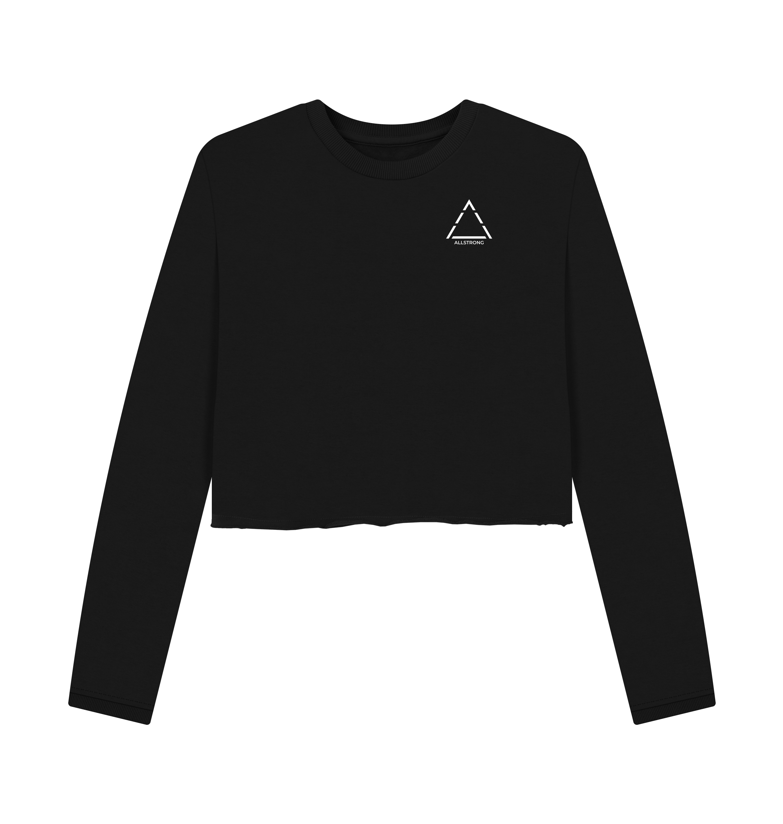 Black Printed Boxy Jumpers Front