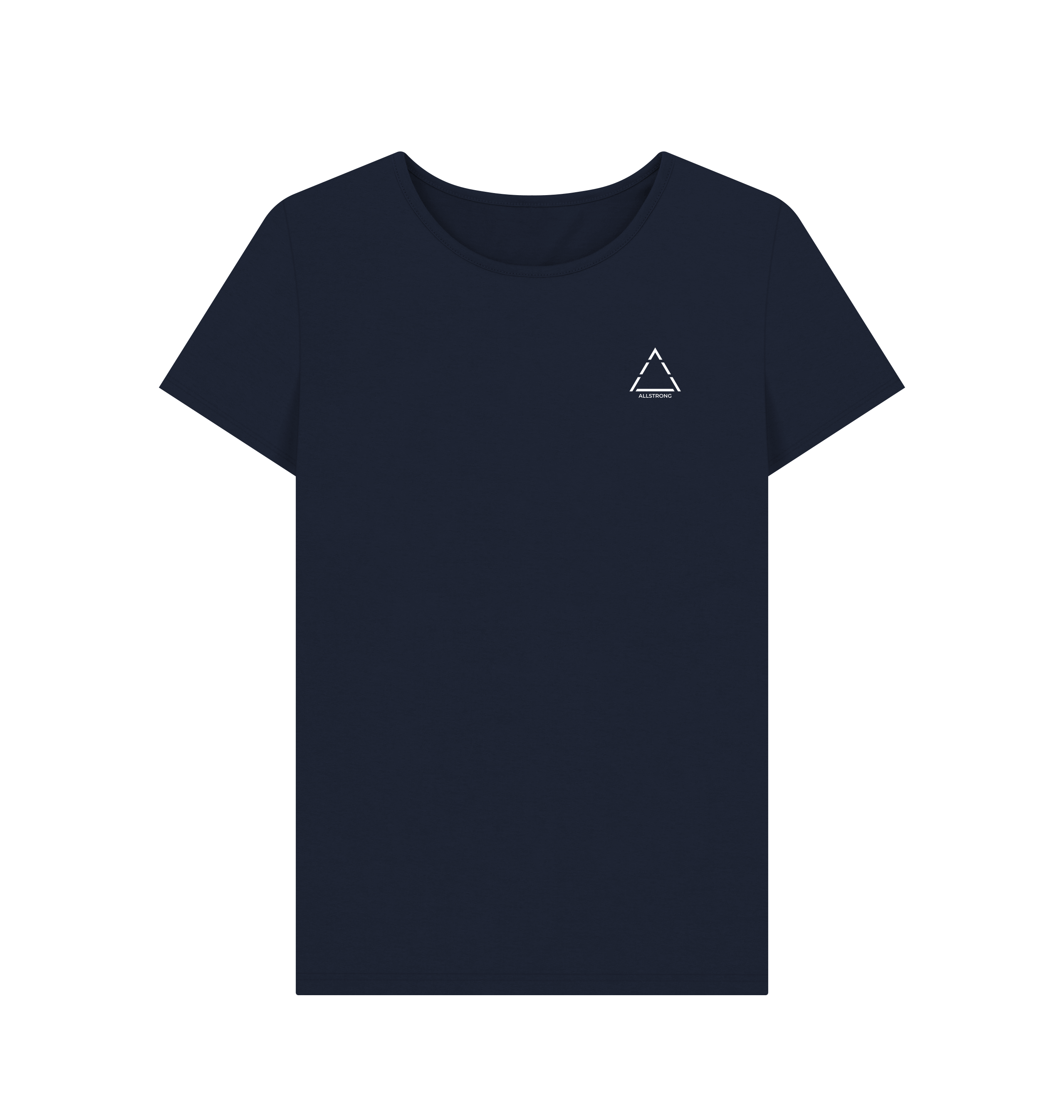 Navy Blue Printed T-shirt Front