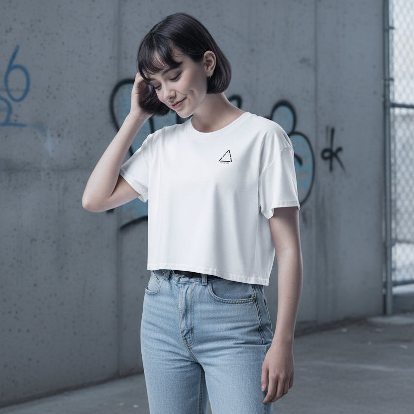 ALLSTRONG womens-crop-top-white