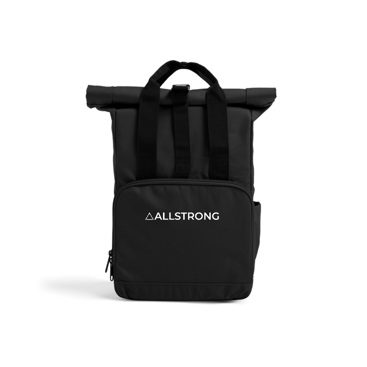 Mini Roll-Top Backpack Black