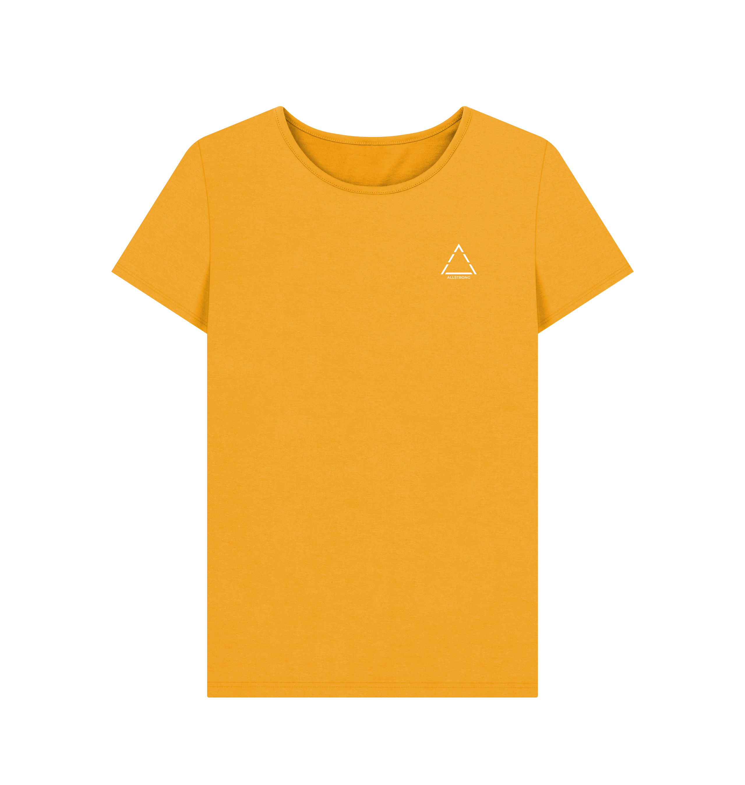 Mustard Printed T-shirt Front