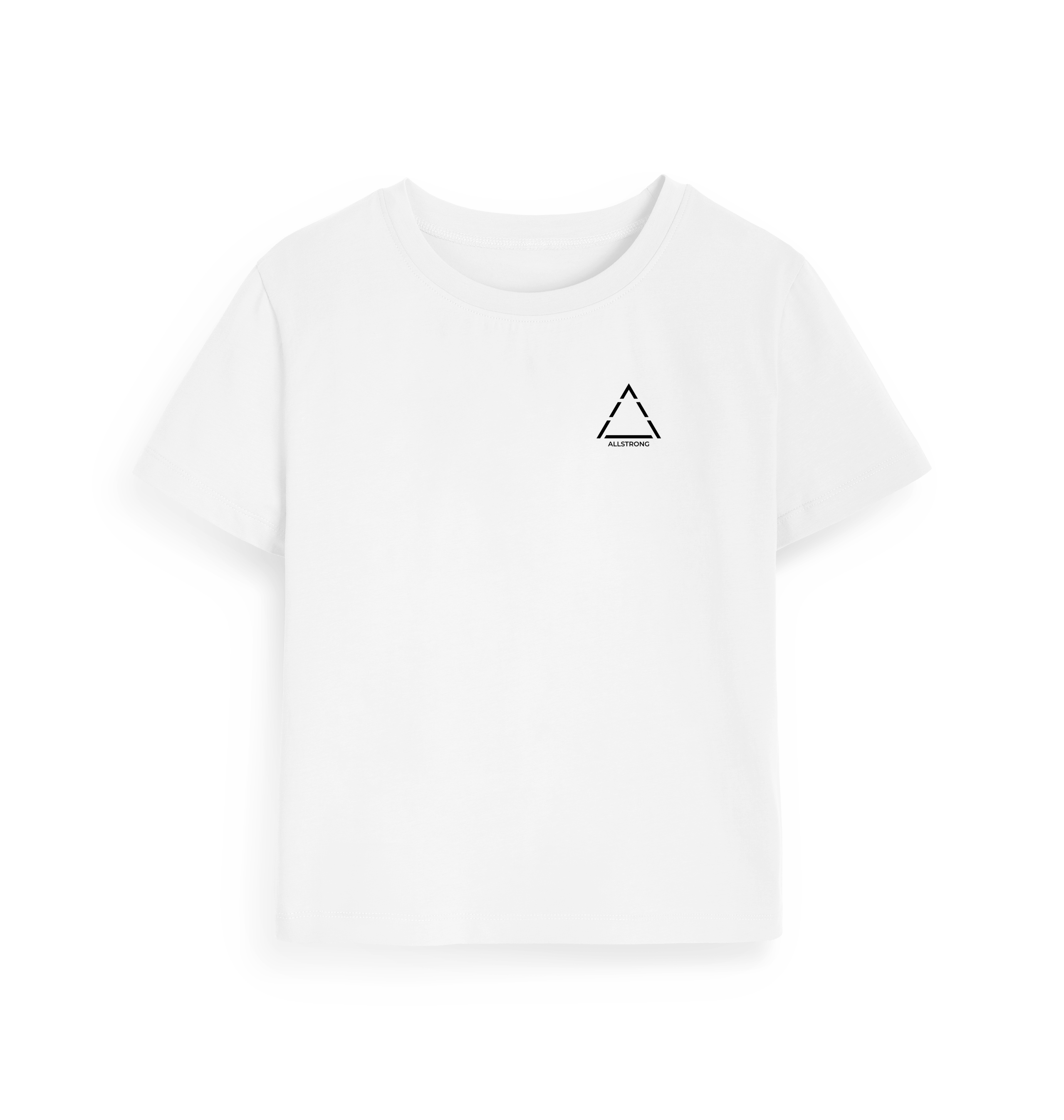 White Printed T-shirt Front