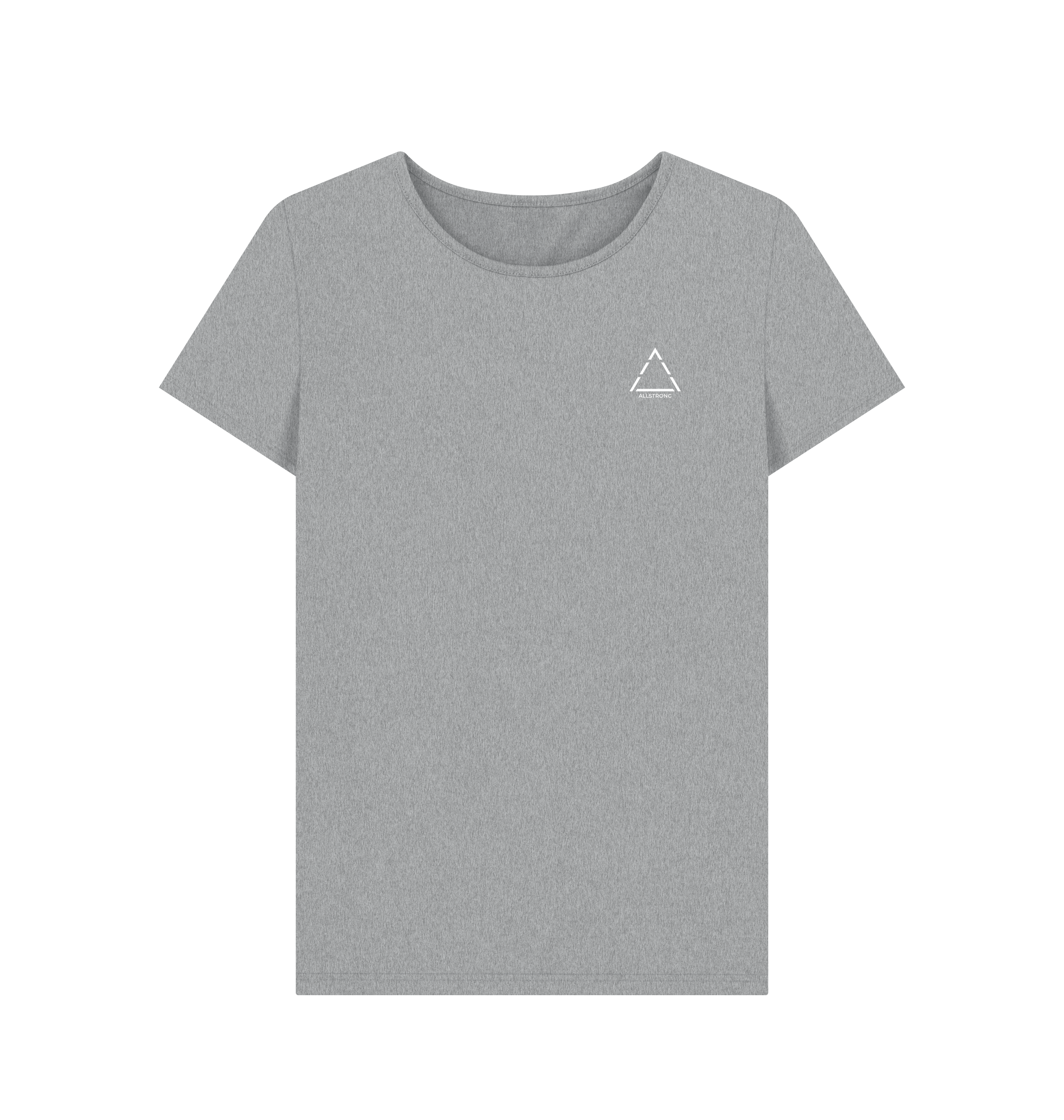 Athletic Grey Printed T-shirt Front