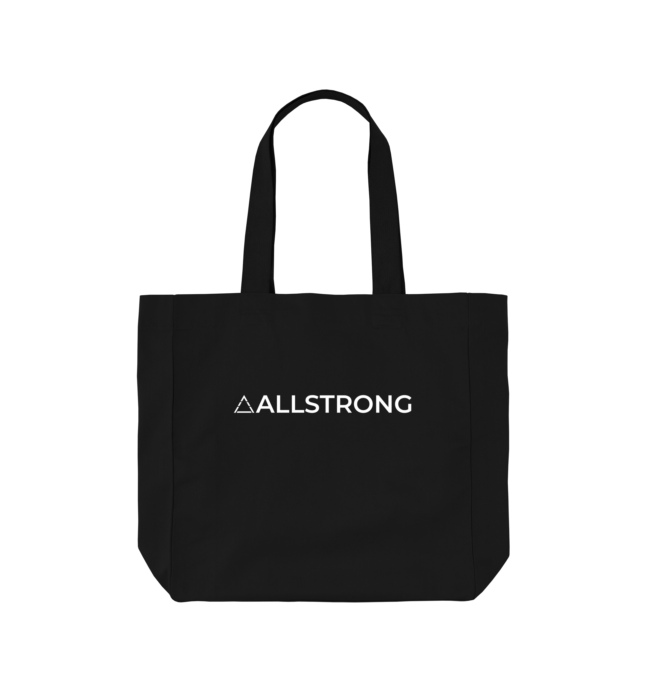 Black Printed Bag Front