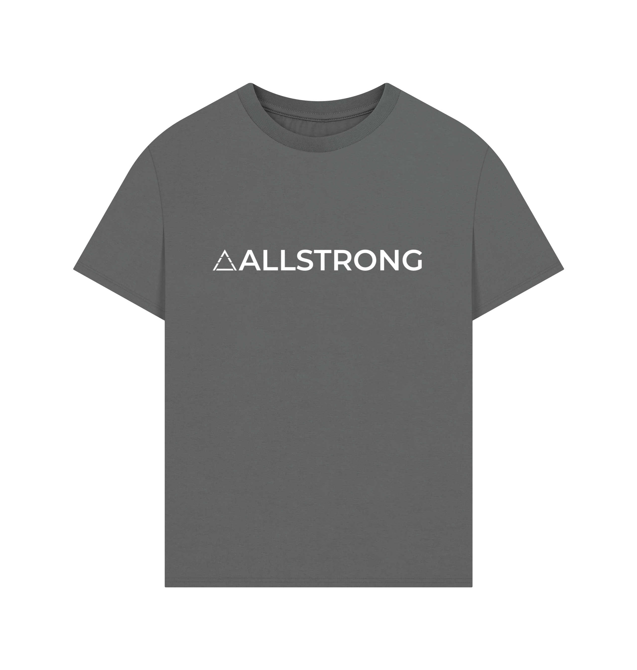 Slate Grey Printed T-shirt Front