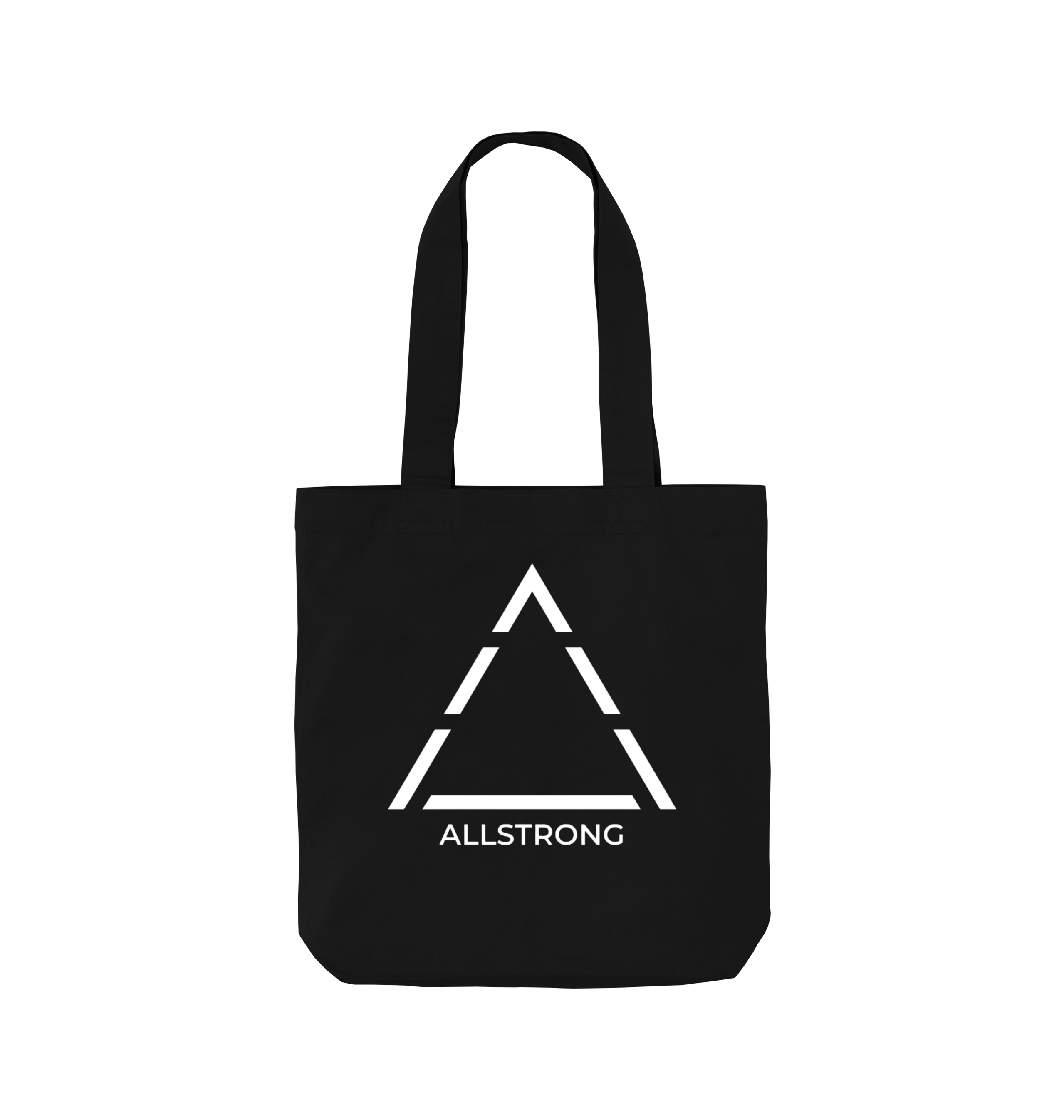 Black Printed Bag Front