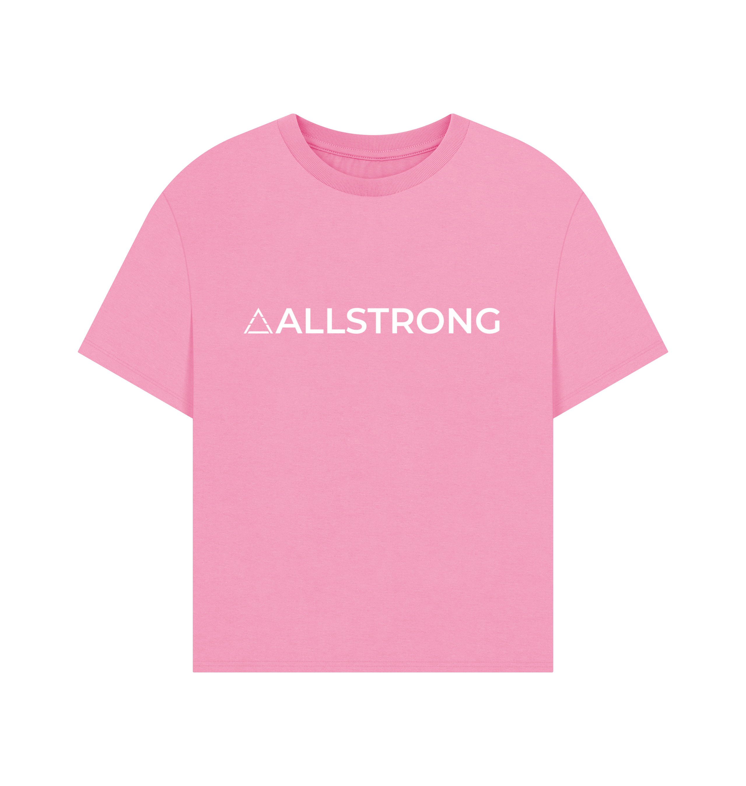 Rose Pink Printed T-shirt Front