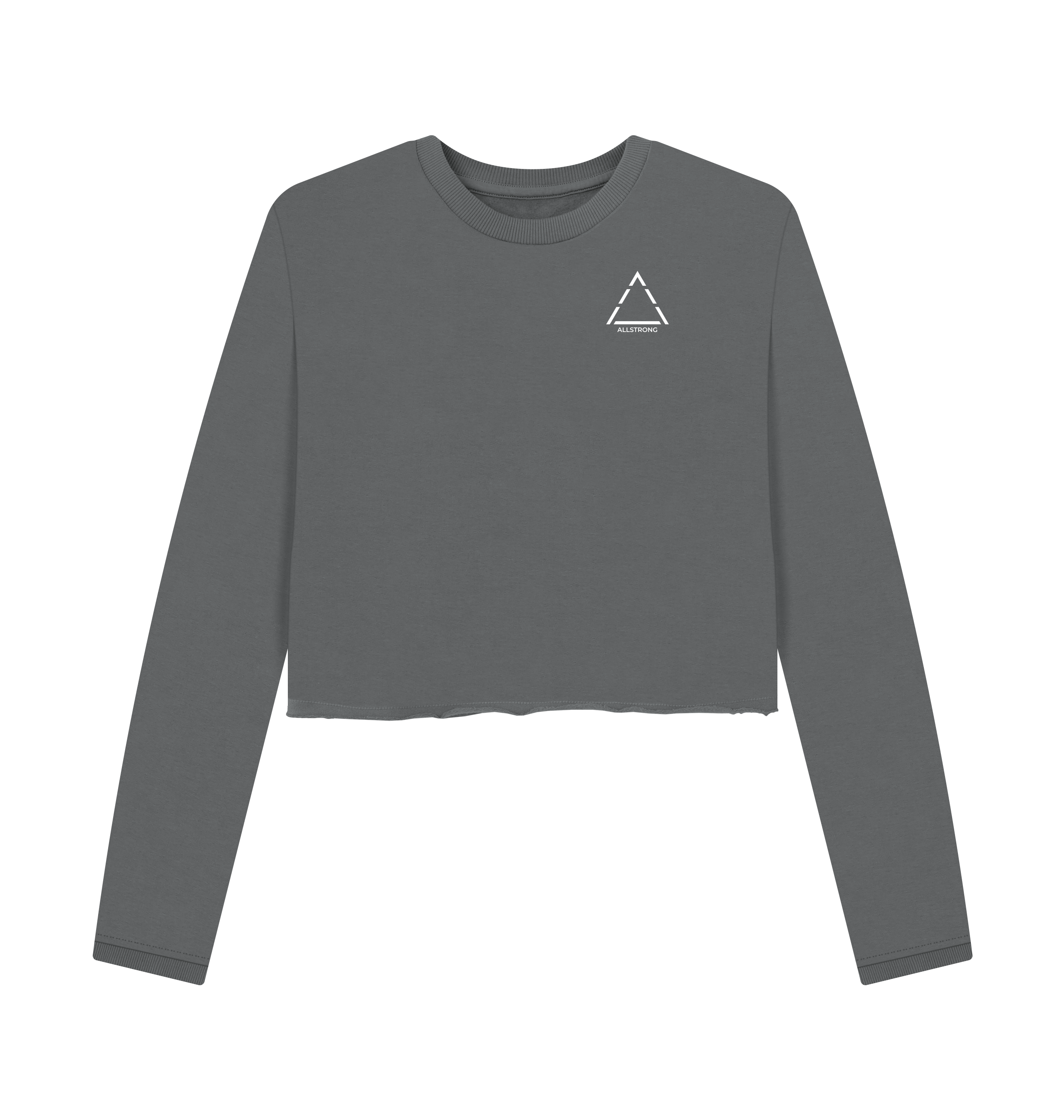 Slate Grey Printed Boxy Jumpers Front